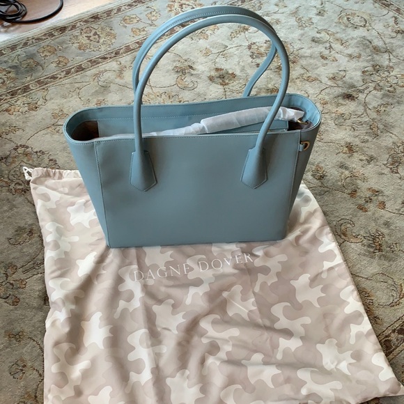 EUC DAGNE DOVER Leather Signature Tote - Picture 3 of 11